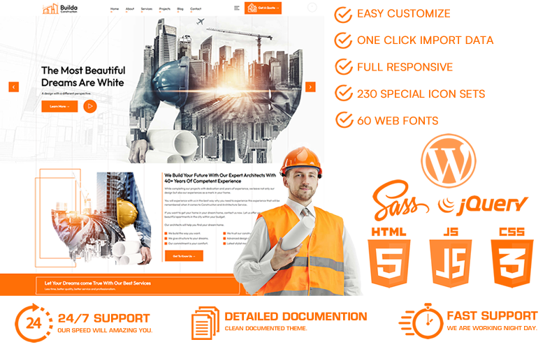 Kit Graphique #296382 Construireing Construction Web Design - Logo template Preview
