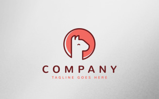 Alpaca Logo Template Design