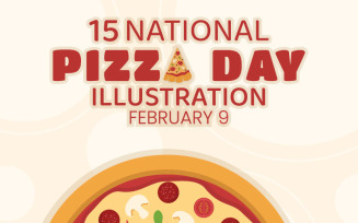 15 National Pizza Day Illustration