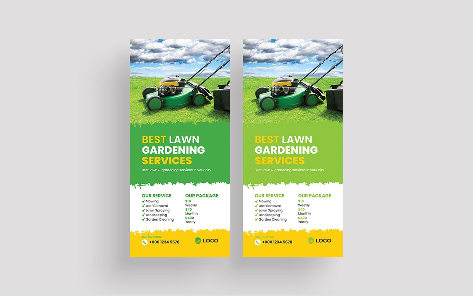 Template #296451 Card Lawn Webdesign Template - Logo template Preview