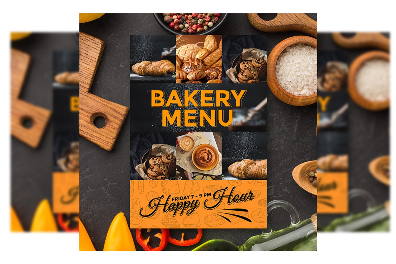 Template #296478 Banner Bread Webdesign Template - Logo template Preview