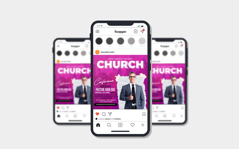 Chruch Flyer Template Design #3 Corporate Identity
