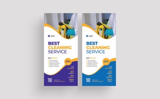 Cleaning Service Rack Card