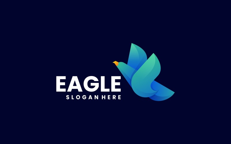 Eagle Gradient Logo Design 7 Logo Template
