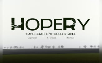 Hopery - Modern Sans Serif Font