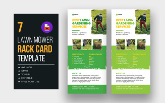 Lawn Mower Rack Card Bundle
