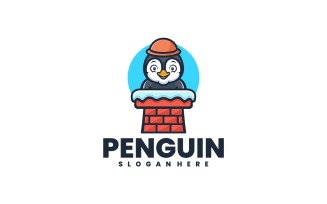 Penguin Cartoon Logo Style 3