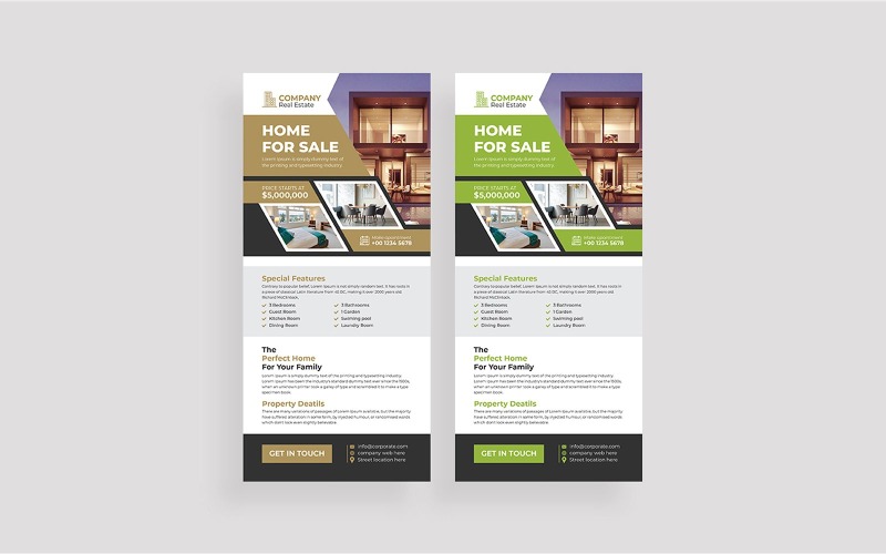 Home Dl Flyer Design Template Corporate Identity