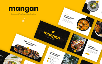 Mangan - Restaurant & Food Google Slide Template