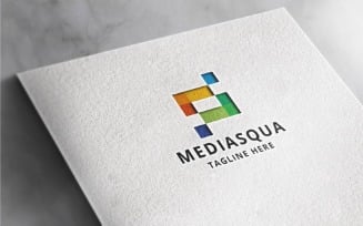 Media Square Professional Logo