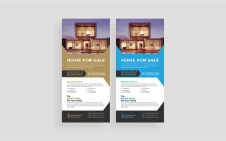 Real Estate Home Sale Rack Card Template