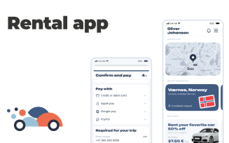 Rental Car — Free Rental App Template