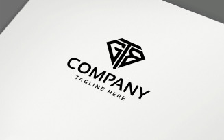 TGB or GTB Logo Design Diamond Concept