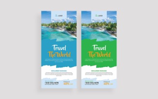 Travel Rack Card Design Template