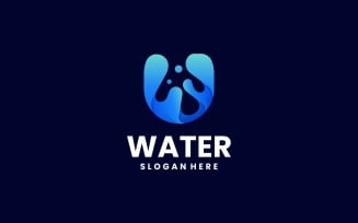 Water Gradient Logo Style Vol.5