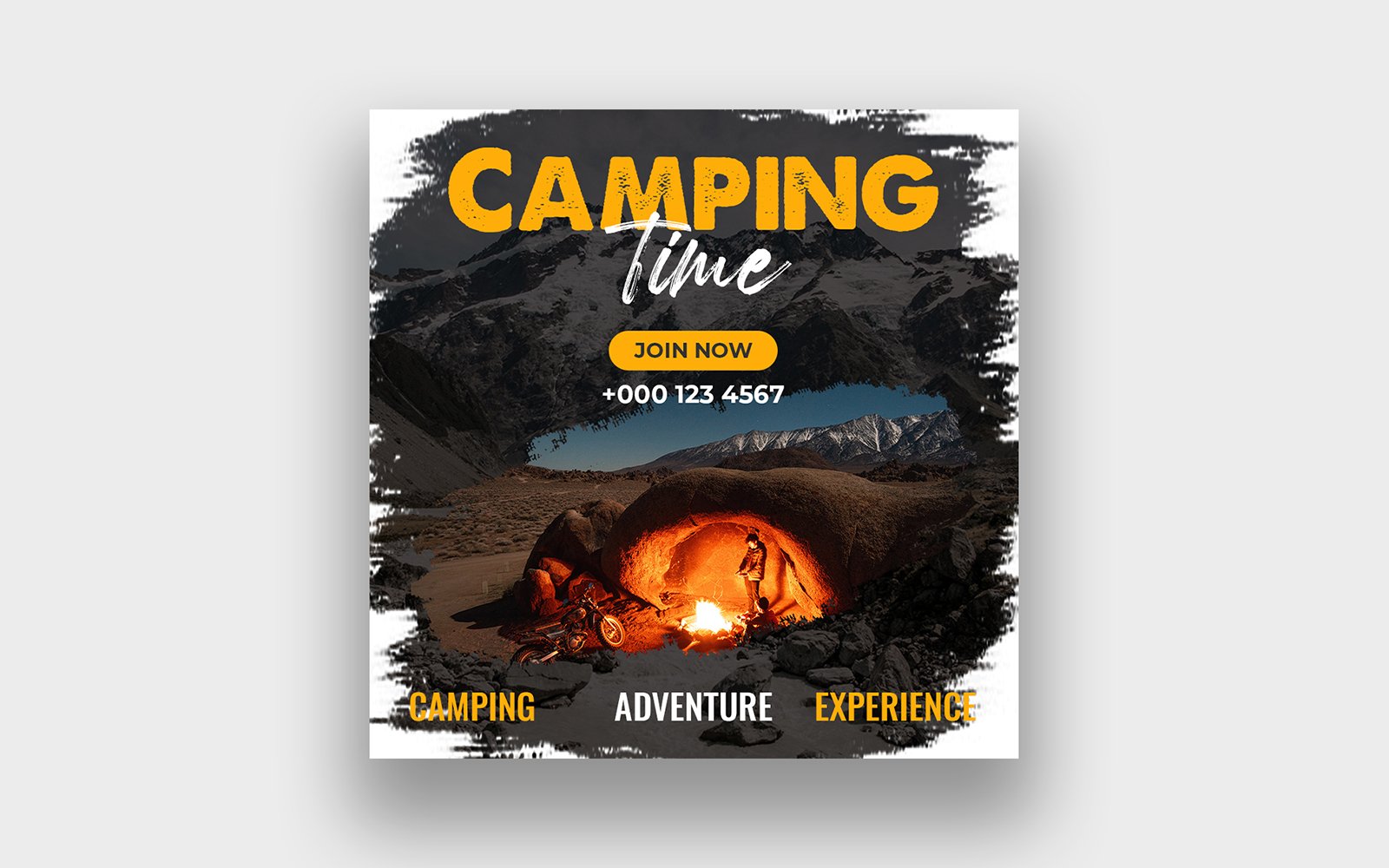 Template #296607 Media Camping Webdesign Template - Logo template Preview