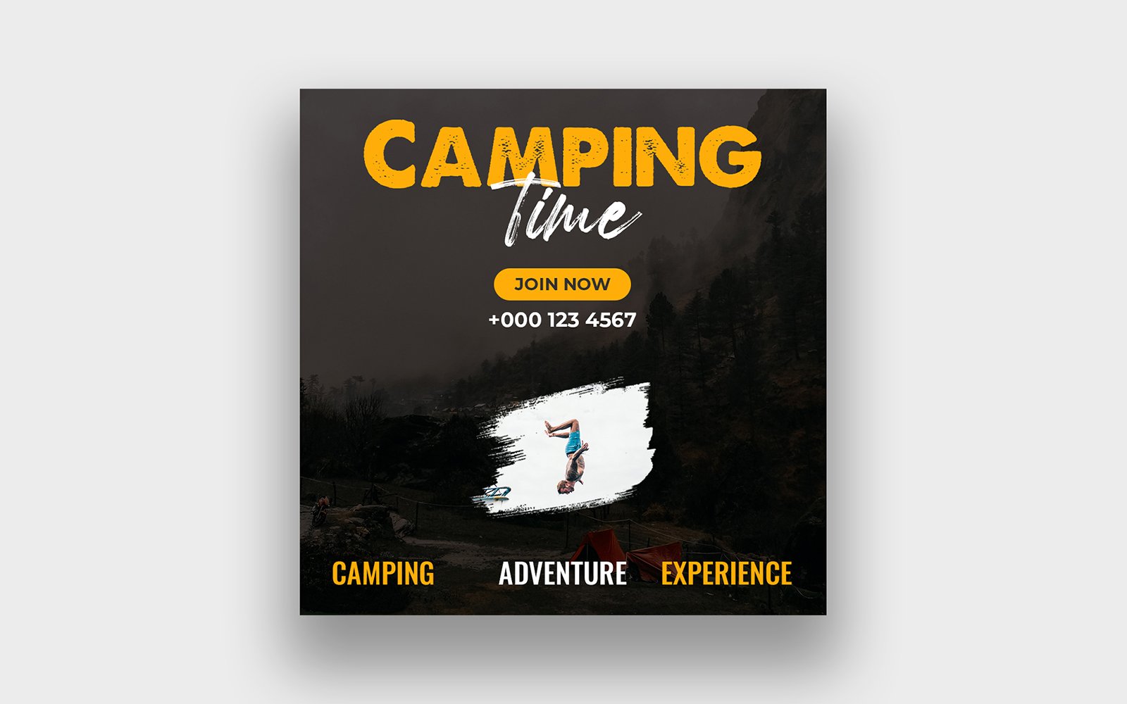 Kit Graphique #296608 Mdia Camping Web Design - Logo template Preview