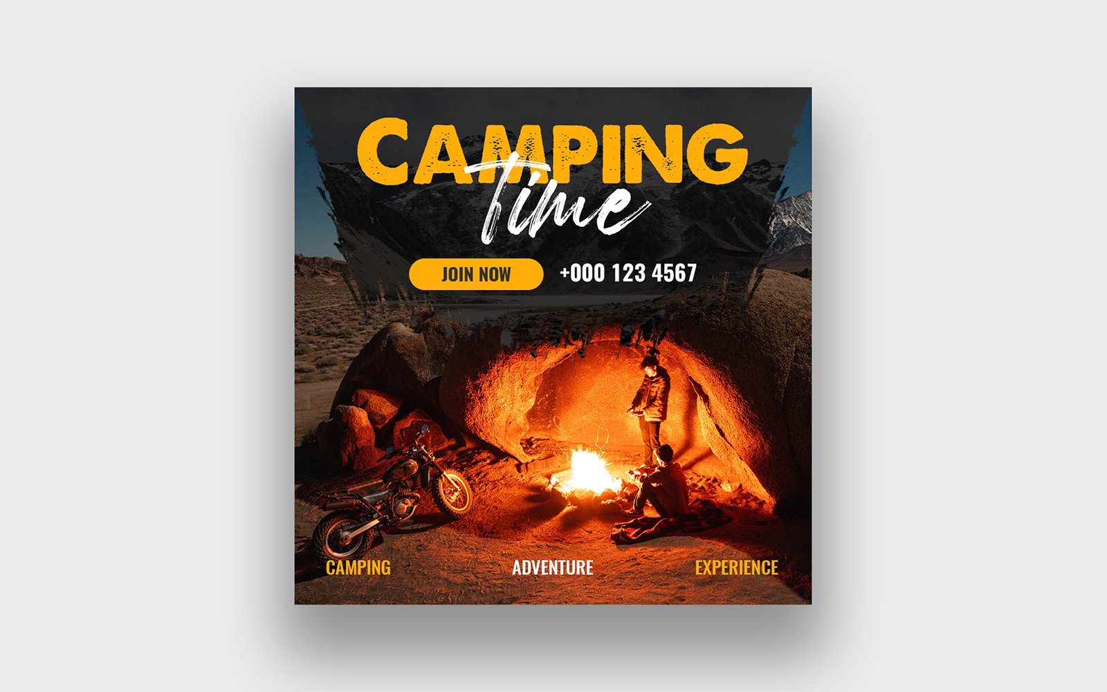 Kit Graphique #296615 Mdia Camping Web Design - Logo template Preview