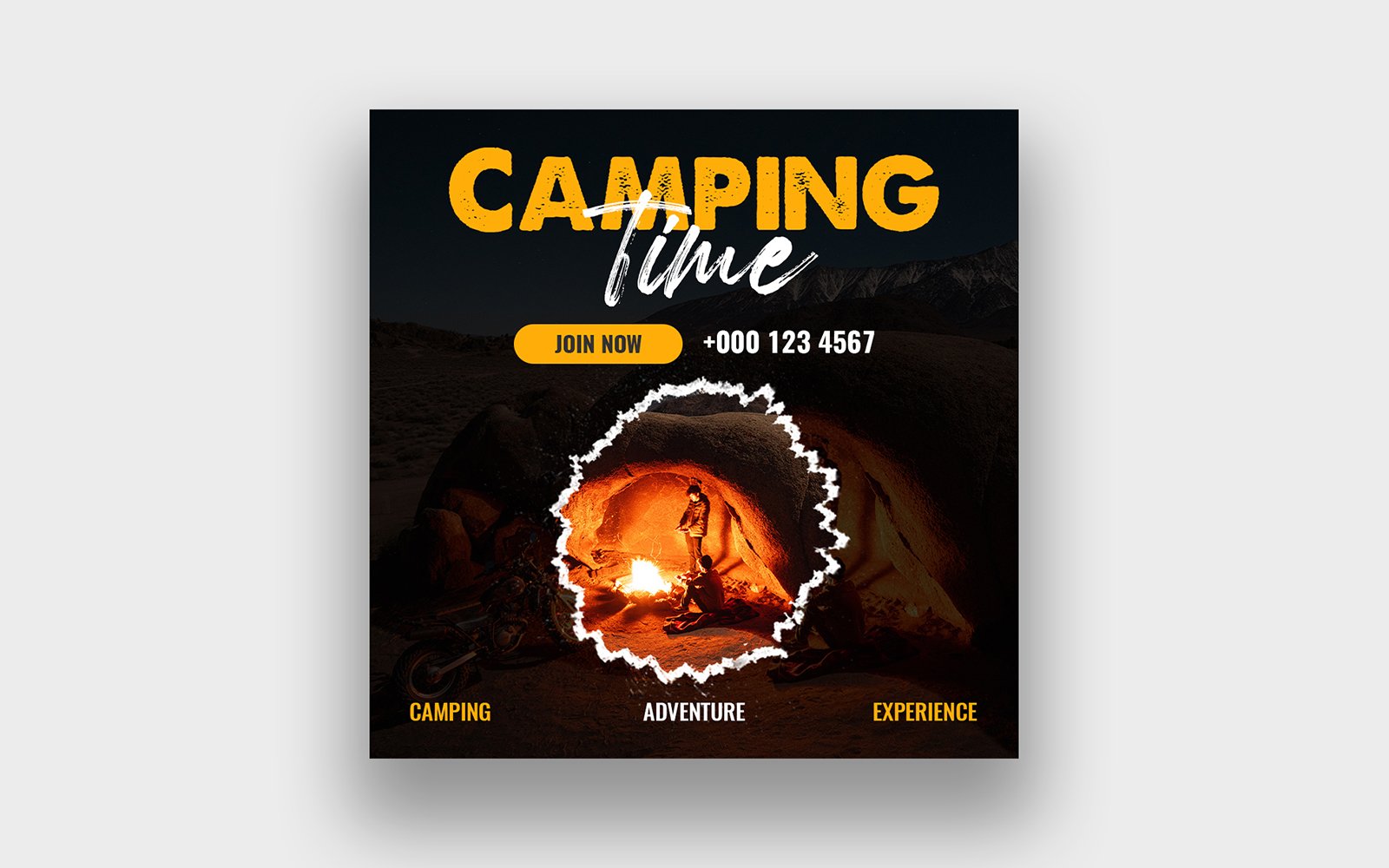Template #296620 Media Camping Webdesign Template - Logo template Preview