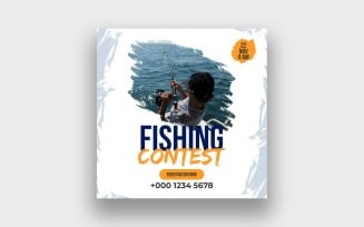 Fishing Facebook Instagram Post