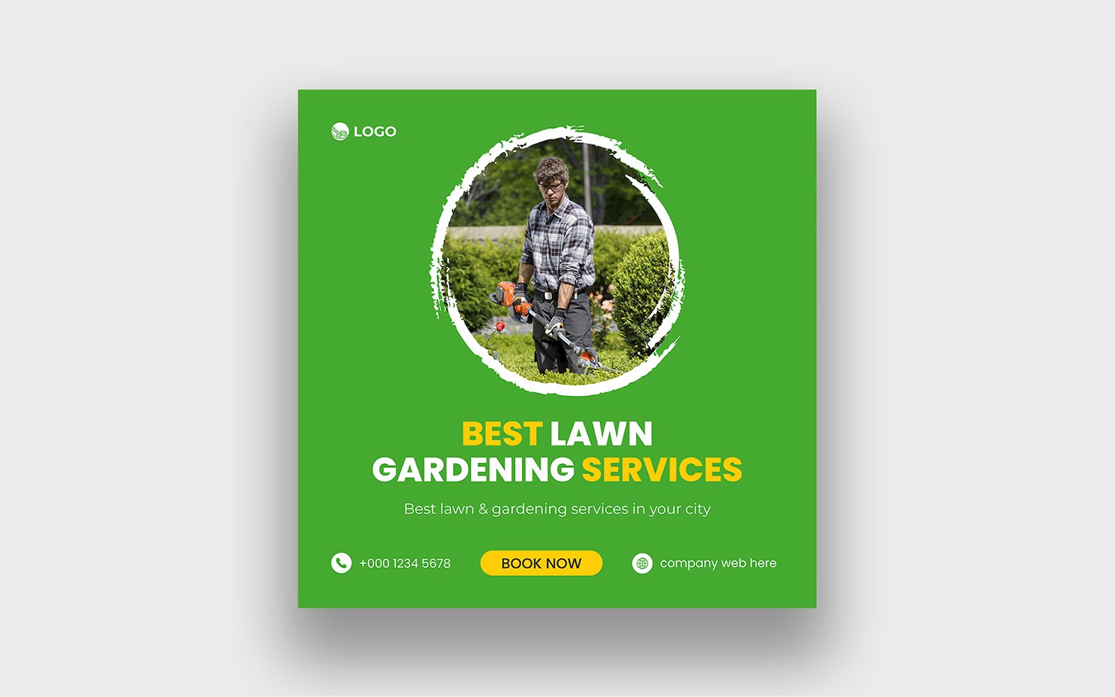 Template #296797 Mower Lawn Webdesign Template - Logo template Preview