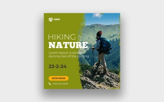Hiking Nature Social Media Post