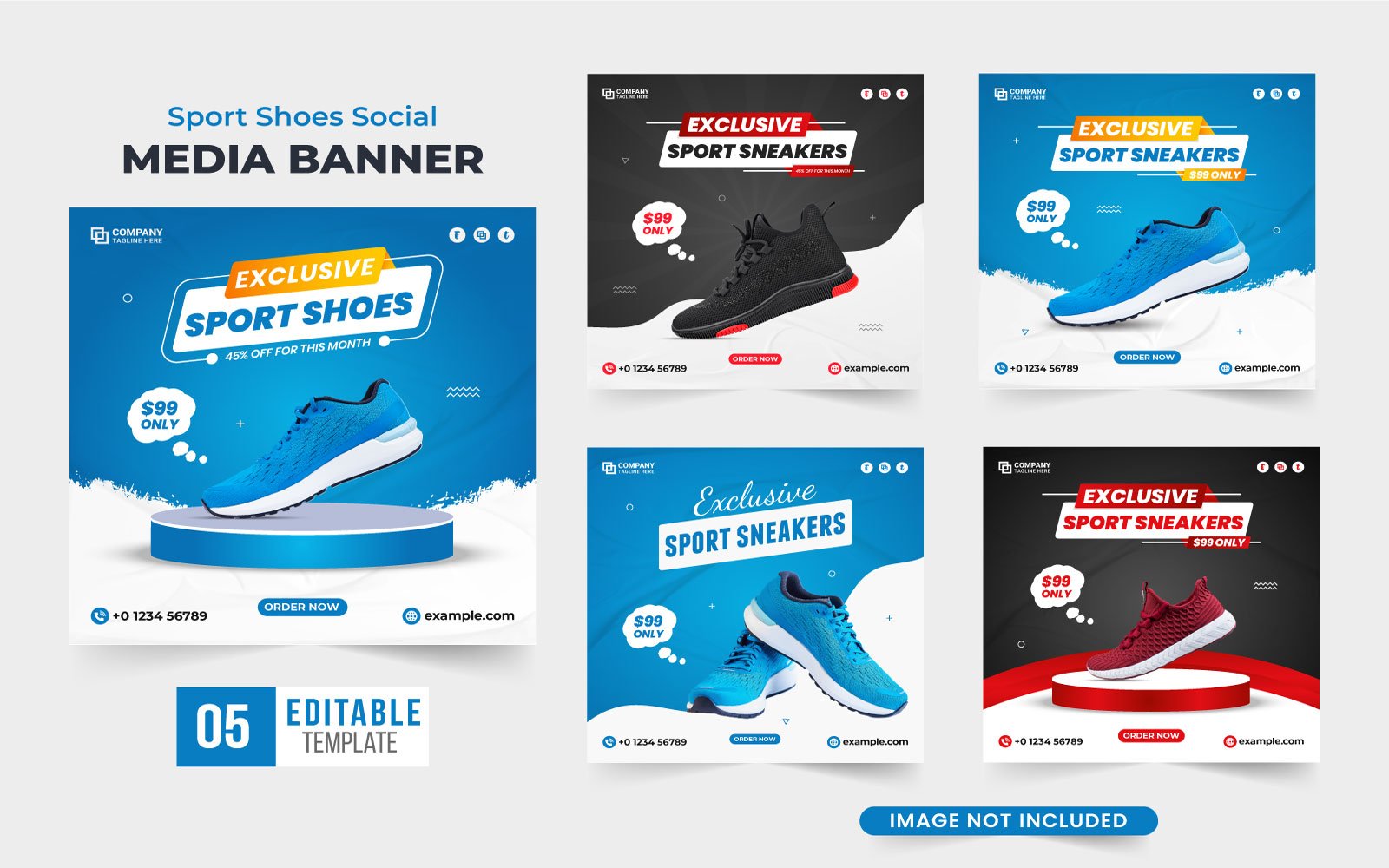 Kit Graphique #296884 Vente Chaussures Web Design - Logo template Preview