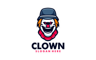 Clown Cartoon Logo Template