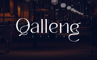 Qalleng - Sans Serif Font
