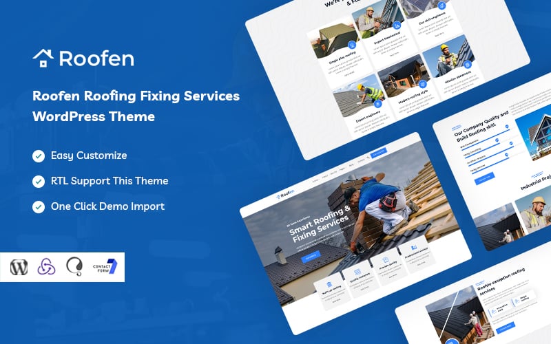 Template #296913 Roofing Services Webdesign Template - Logo template Preview