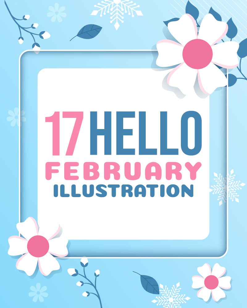 Template #296970 February Month Webdesign Template - Logo template Preview