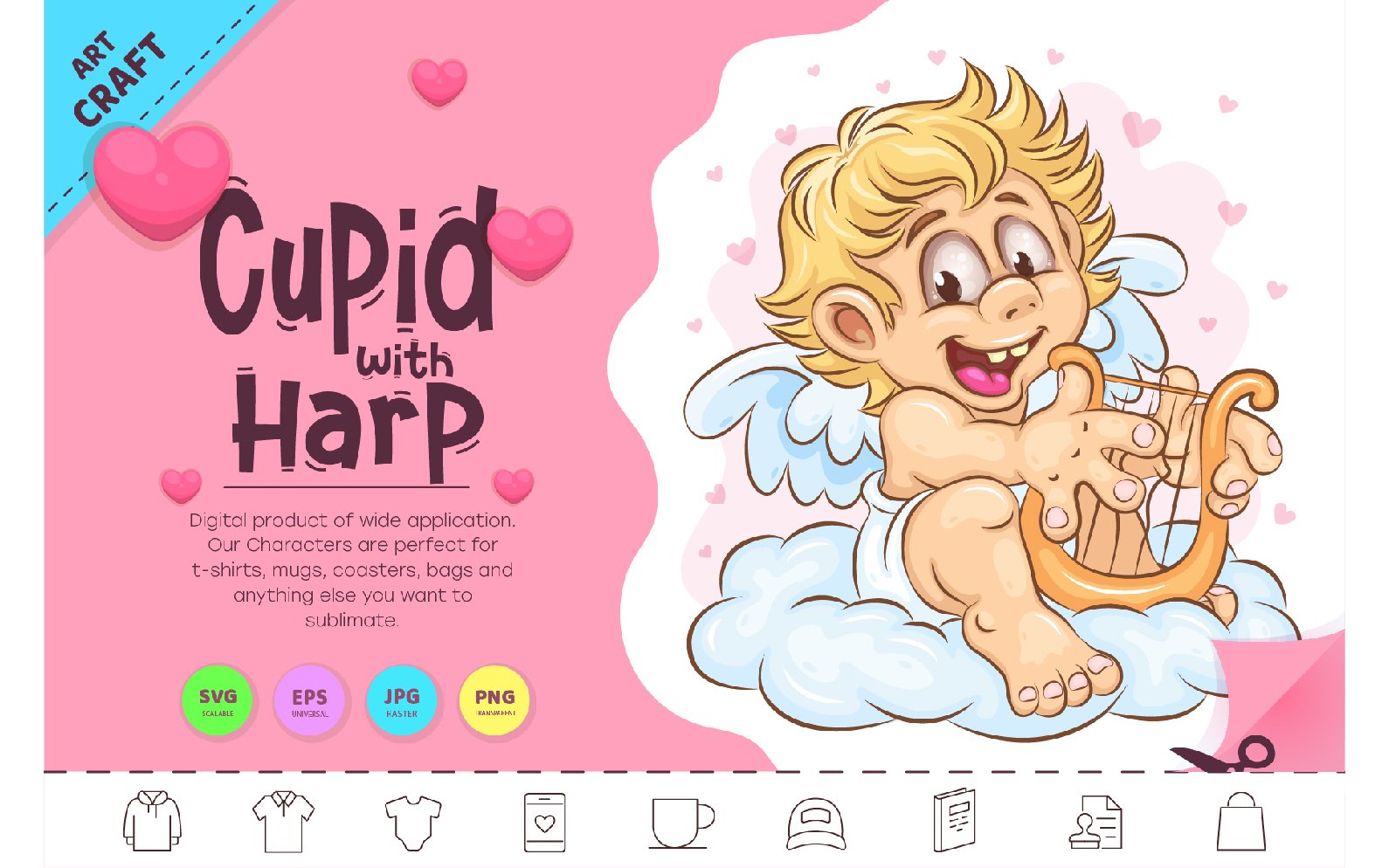 Template #296977 Cupid With Webdesign Template - Logo template Preview