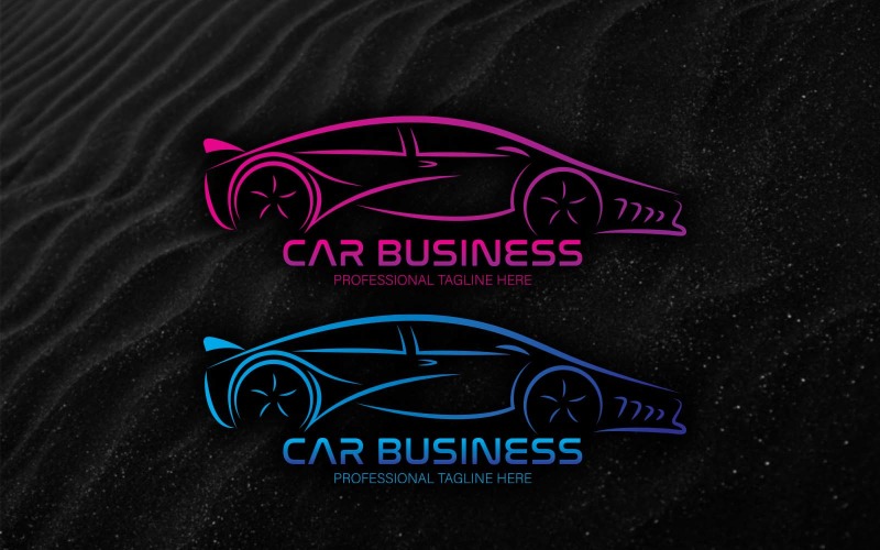 Auto Car Business Logo Design - Brand Identity Logo Template