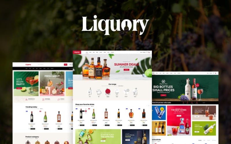 Leo Liquory - Wines & Drink Prestashop Theme PrestaShop Theme