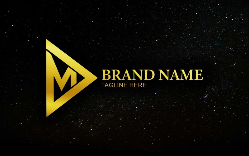 New Creative Letter MD Logo Design - Brand Identity Logo Template
