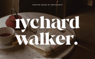 Rychard Walker | Modern Serif Font FREE for PERSONAL USE