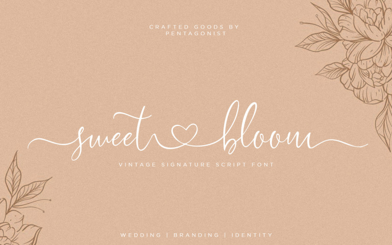 Sweet Bloom | Lovely Script FREE for PERSONAL USE Font