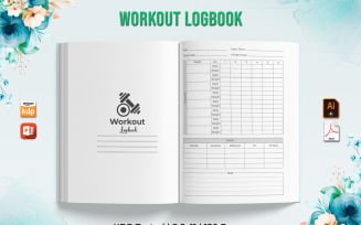Workout Log Book KDP Interior Planner V-2