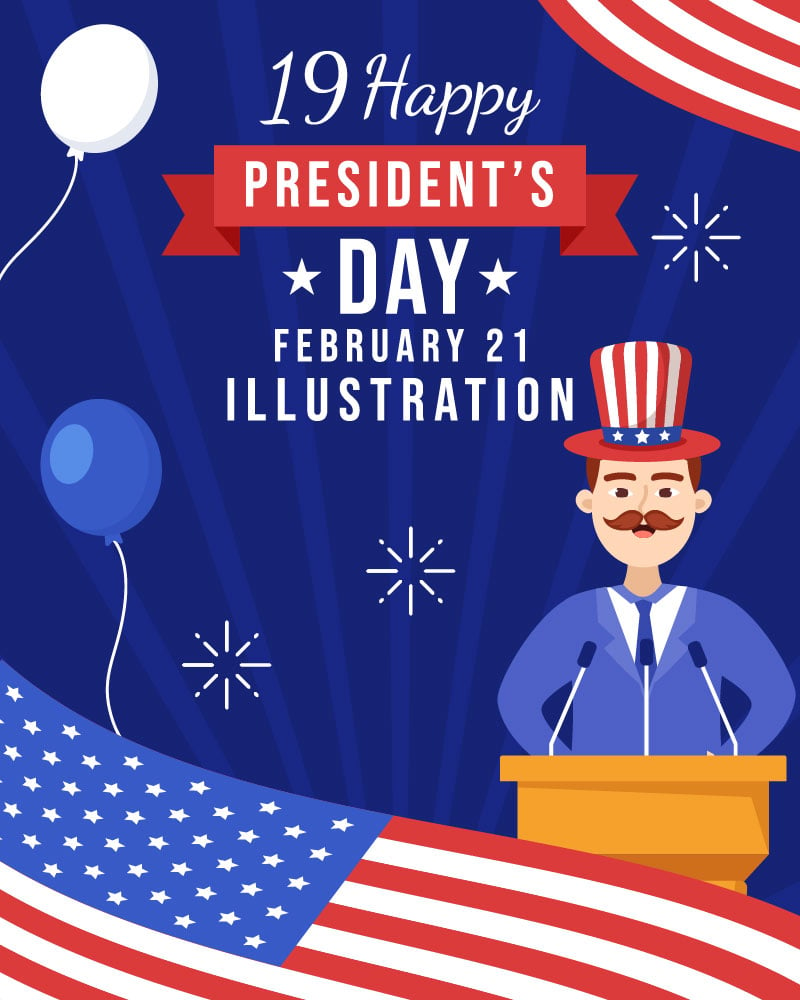 Template #297104 Presidents Day Webdesign Template - Logo template Preview