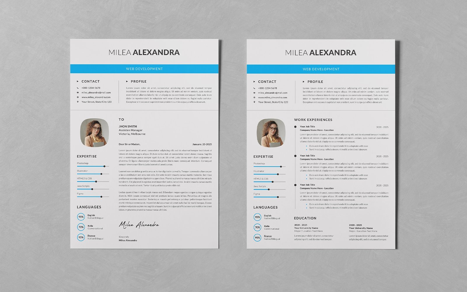 Kit Graphique #297122 Resume Business Divers Modles Web - Logo template Preview