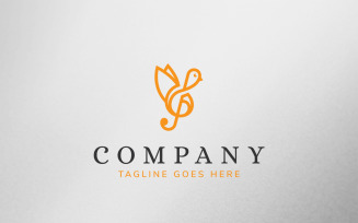 Music Bird Logo Template Design