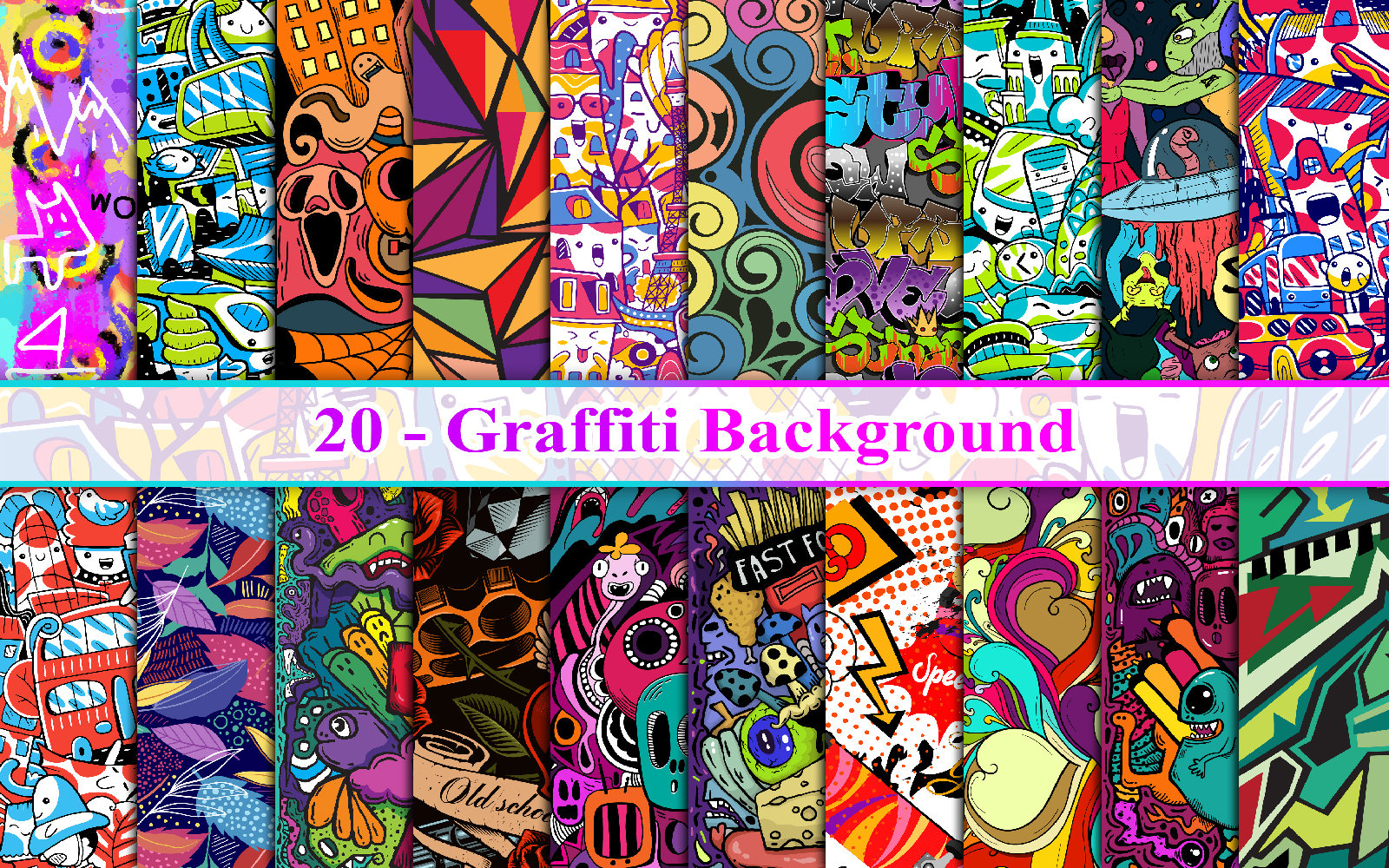 Kit Graphique #297229 Graffiti Background Divers Modles Web - Logo template Preview