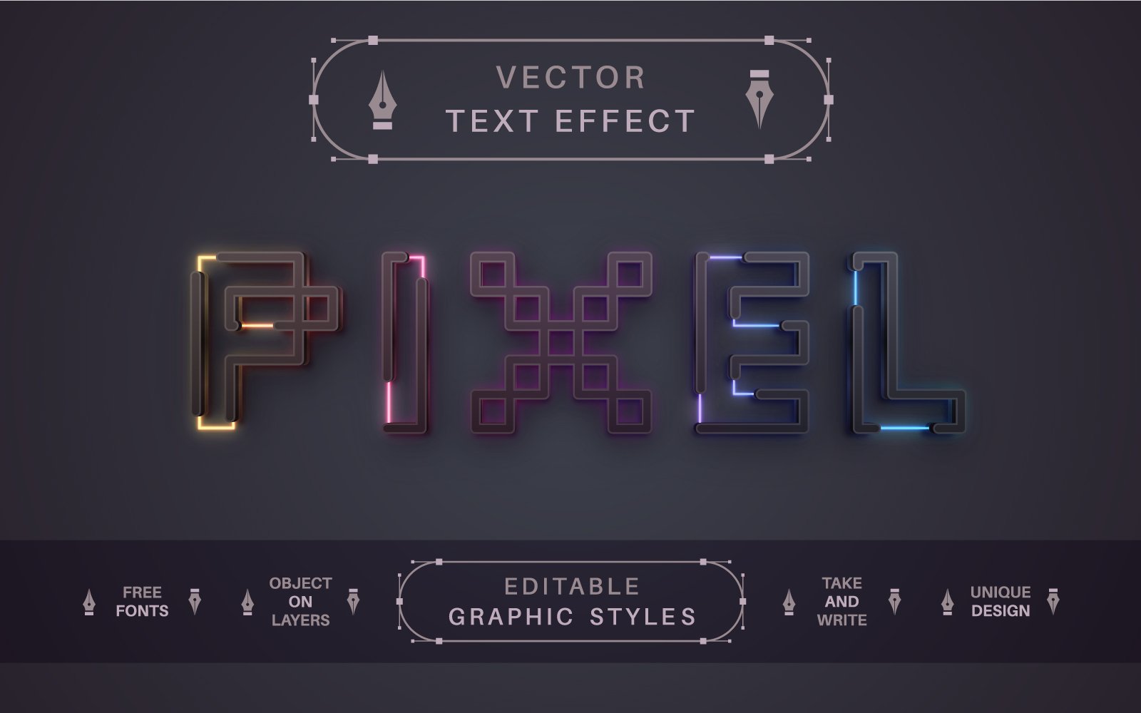 Template #297277 Effect Font Webdesign Template - Logo template Preview