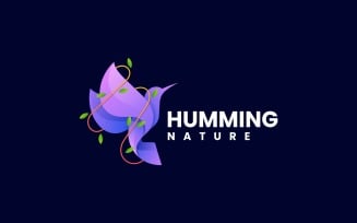 Hummingbird Gradient Logo Style 2