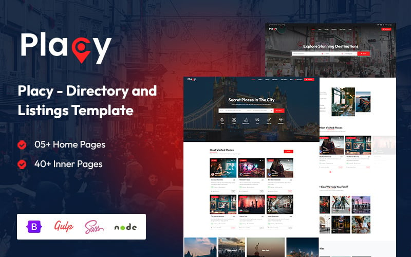 Placy - Directory and Listing Template Website Template