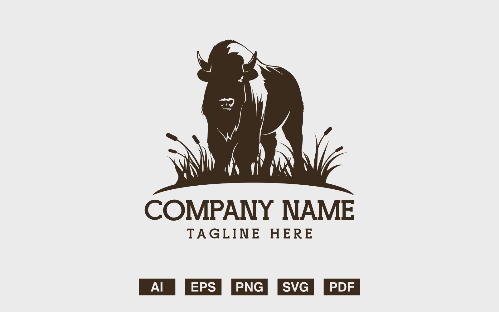 Template #297365 Beef Bison Webdesign Template - Logo template Preview