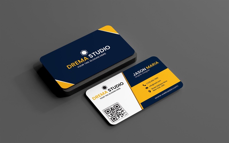 Creative Business Card Template - Business Card Corporate Identity