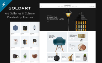The Gold Art - Art, Crafts and Exhibition Gallery Prestashop Theme