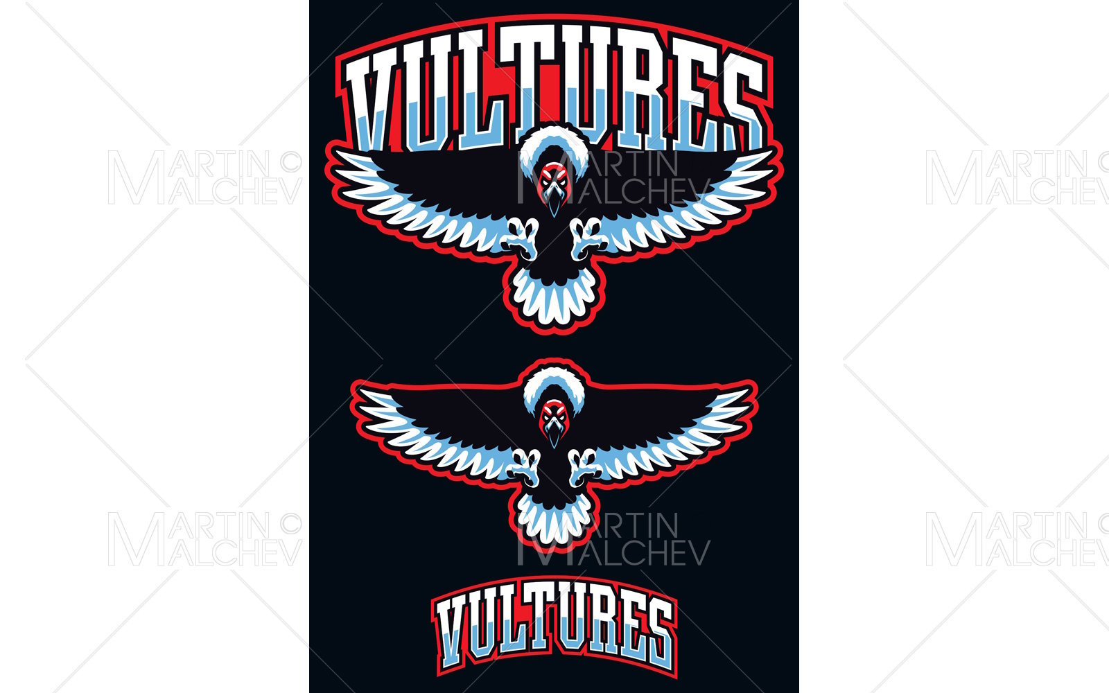 Kit Graphique #297484 Vulture Mascot Divers Modles Web - Logo template Preview