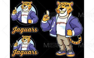 Jaguar Team Mascot Vector Illustration